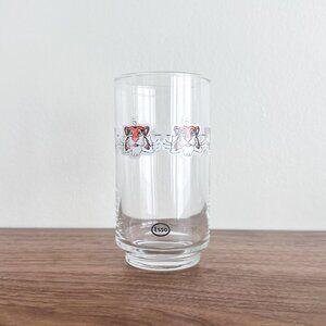 Vintage Esso Tiger Glass 80s Gas Station Promo Collectible Cup